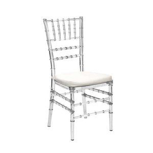 Elegance Ice Crystal Chair Party Event Wedding Chairs Acrylic Ghost Chairs Flash